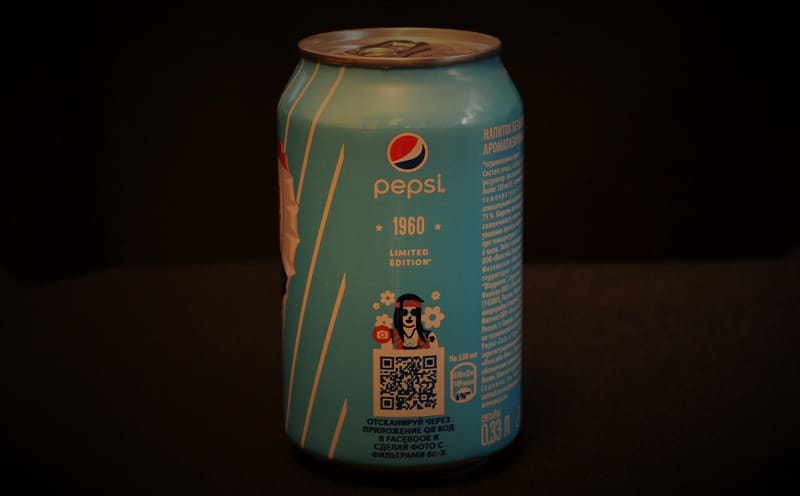 Фото : Банка Pepsi cola 1960 Фото : Банка Pepsi cola 1960