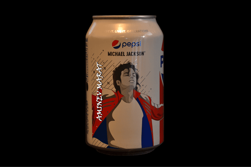 Фото : Банка Pepsi cola Michael Jackson / Майкл Джексон Фото : Банка Pepsi cola Michael Jackson / Майкл Джексон