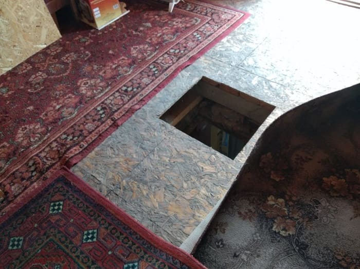 Фото : Дошли до фундамента.