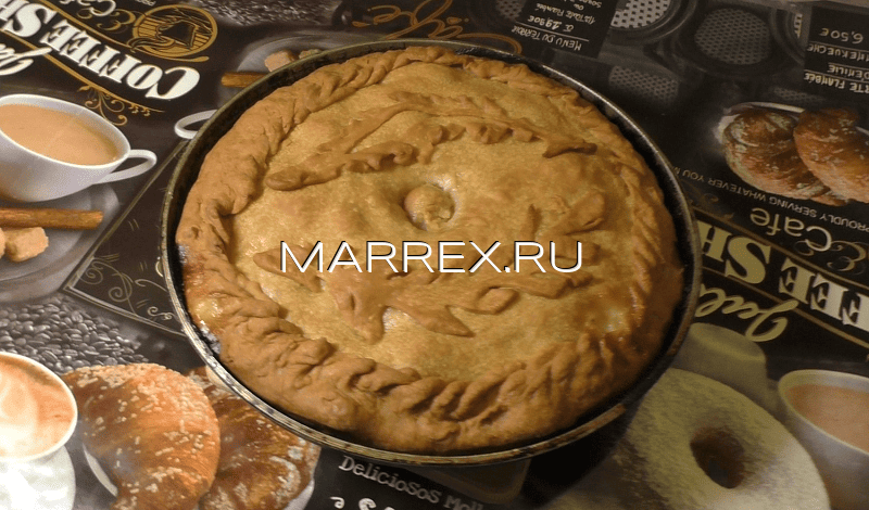 Готовый курник из духовки.