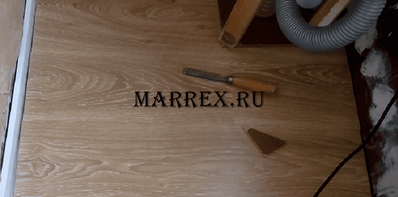 Укладка ламината на балконе. Укладка ламината на балконе.