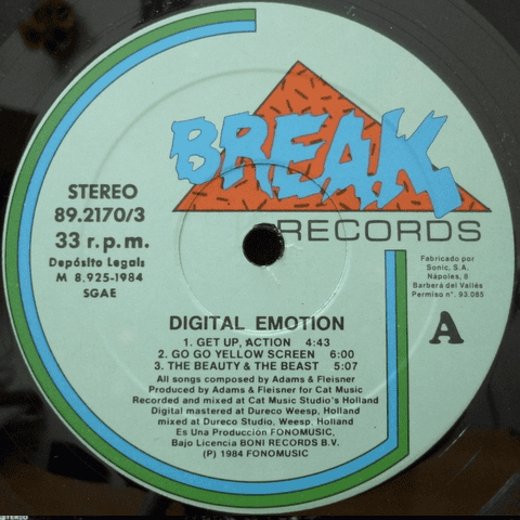 Фото лейбла Digital Emotion передняя сторона Фото лейбла Digital Emotion передняя сторона