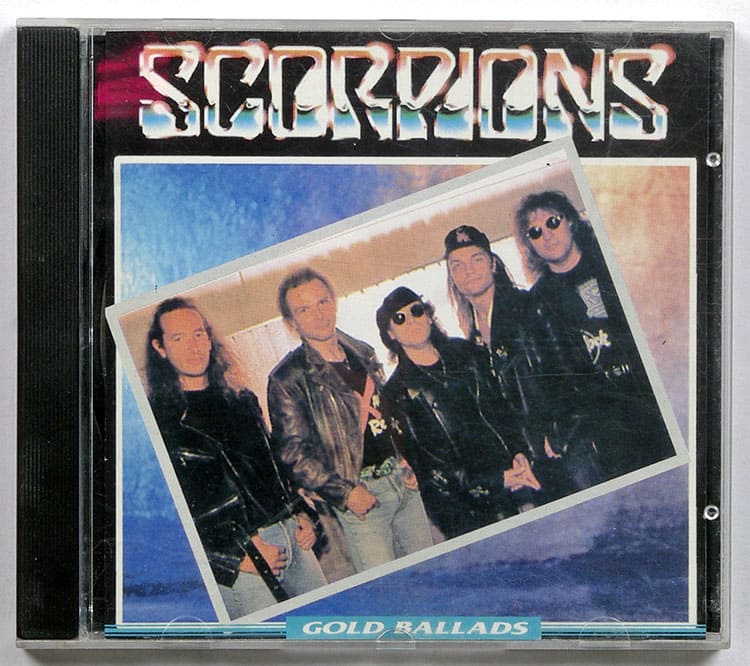 Оригинальная обложка Scorpions  Gold Ballads cd.