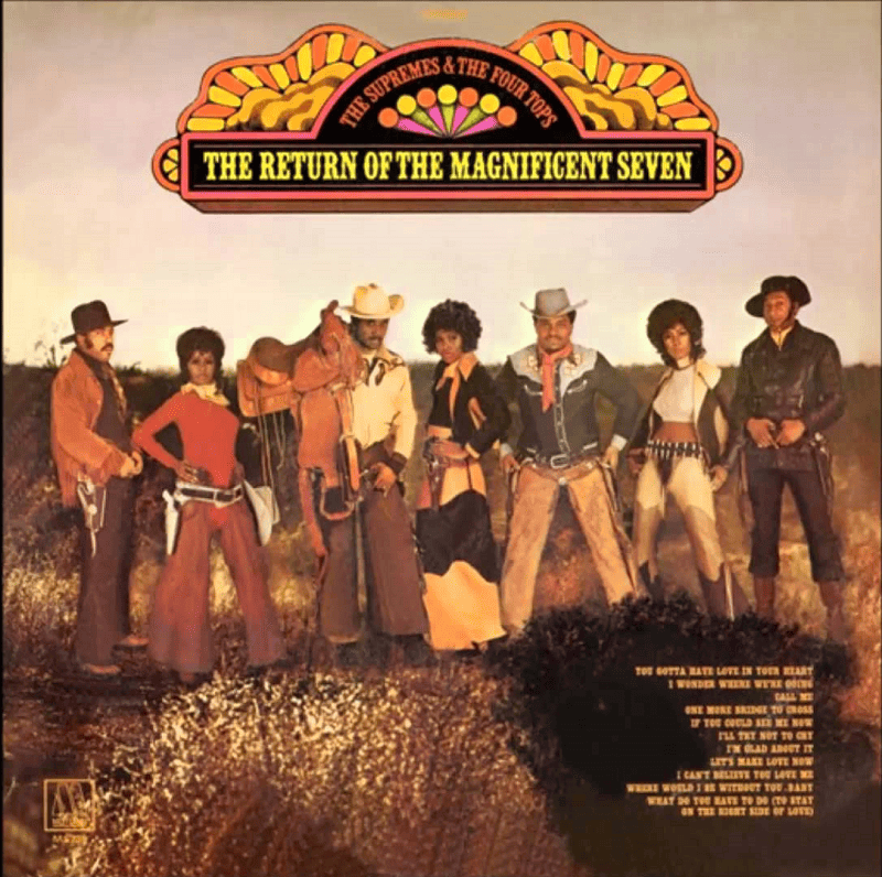 Оригинальная обложка The Supremes - Return Of The Magnificent 7 . Оригинальная обложка The Supremes - Return Of The Magnificent 7 .