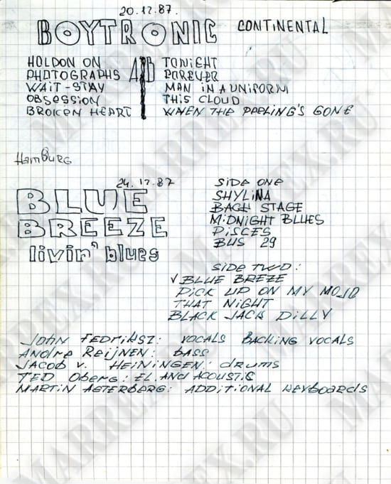 Пластинка Blue Breeze : Livin` Blues из тетради. Пластинка Blue Breeze : Livin` Blues из тетради.