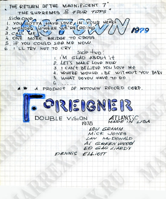 The Supremes - Return Of The Magnificent 7 из тетради. The Supremes - Return Of The Magnificent 7 из тетради.