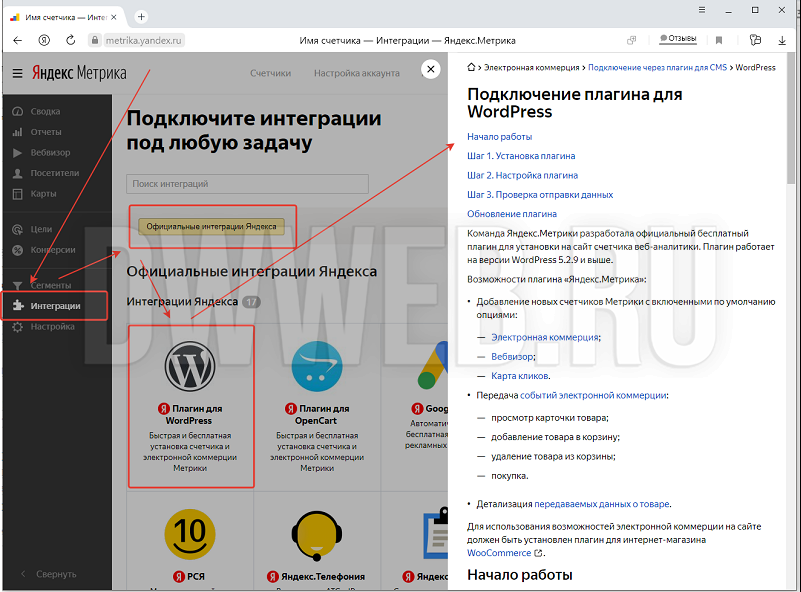 Как установить счетчик Яндекс на wordpress
