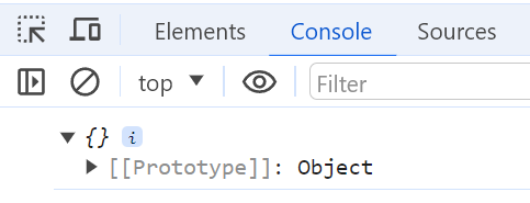 Сделаем пустой объект в js. Сделаем пустой объект в js.
