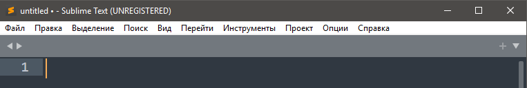 Мы установили русский язык в ‘sublime text 4‘
